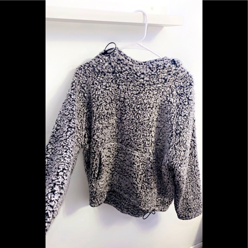 Teddy bear grey hoodie